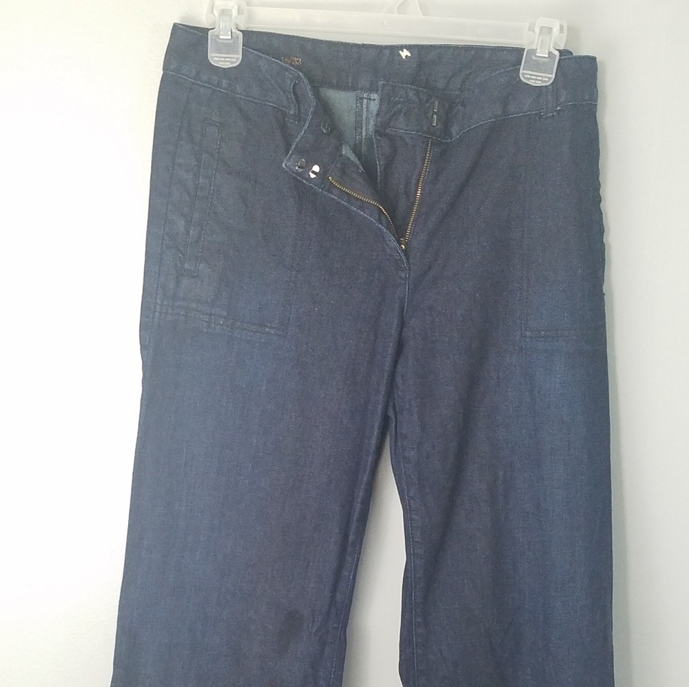 Long leg denim jeans